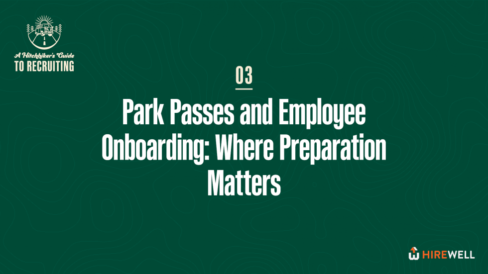 park passes and employee onboarding